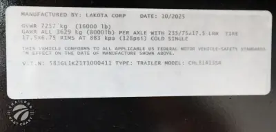 2027 Lakota Charger CHL81413SR photo 26
