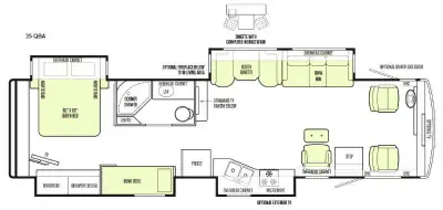 2015 Tiffin Motorhomes Allegro 35 QBA photo 2