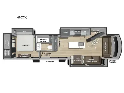 2027 Forest River Cedar Creek Cottage 40CCK photo 2