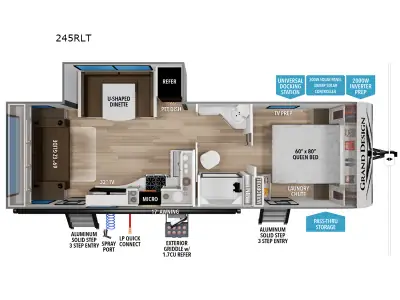 2026 Grand Design Transcend 245RLT photo 2