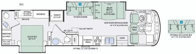 2016 Thor Motor Coach Windsport 35C exterior