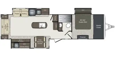 2017 Keystone LAREDO 330RL photo 2
