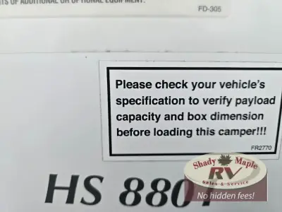 2022 Palomino Backpack Edition HS 8801 photo 7
