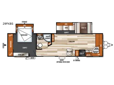 2018 Forest River Salem 29FKBS