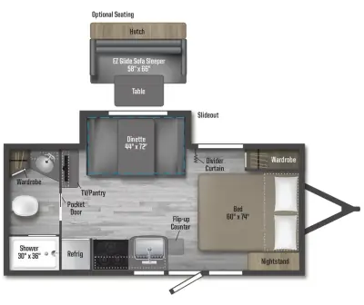 2022 Winnebago MICRO MINNIE 2108FBS photo 2