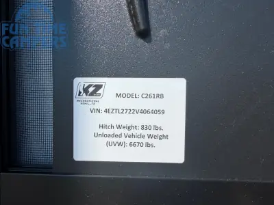 2027 K-Z CONNECT C261RB photo 13