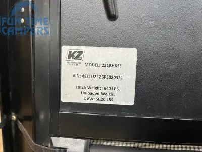 2023 K-Z SPORTSMEN SE 231BHKSE photo 9