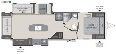2018 Keystone Premier Ultra Lite 30RIPR photo 2