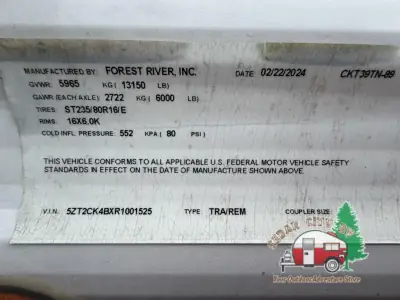 2024 Forest River Timberwolf 39TN photo 8