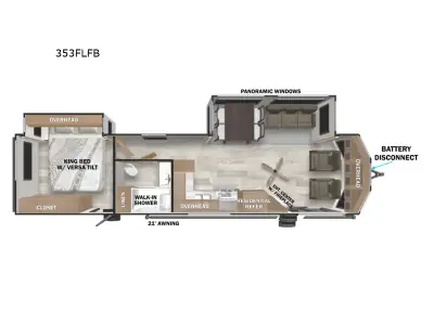 2026 Forest River Wildwood Lodge 353FLFB photo 2