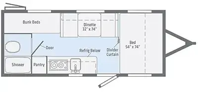 2022 Winnebago MICRO MINNIE 1700BH photo 2