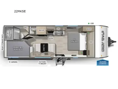 2027 Forest River Cherokee Grey Wolf 22MKSE photo 2