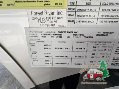 2022 Forest River RiverStone 419RD photo 8