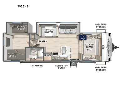 2026 Forest River Solaire 302BHS photo 2