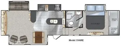 2011 Keystone Alpine 3500RE photo 2