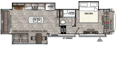 2020 Cedar Creek By Forest River Silverback Fifth Wheel 31IK photo 3