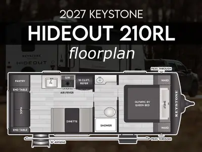 2027 Keystone HIDEOUT 210RL photo 2