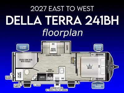 2027 East To West DELLA TERRA 241BH photo 2
