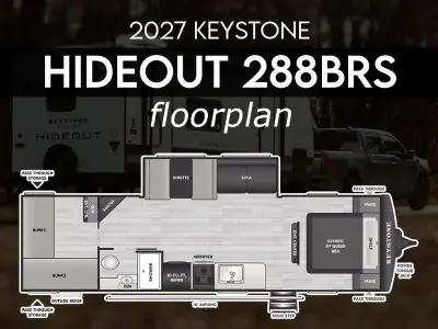 2027 Keystone HIDEOUT 288BRS photo 2