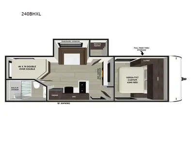 New 2026 Forest River RV Wildwood X-Lite 240BHXL