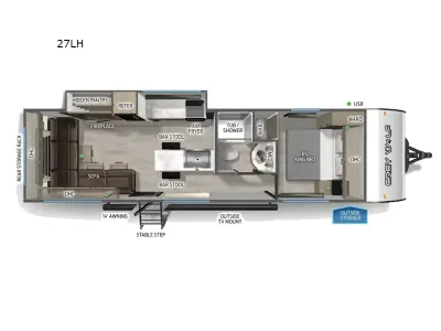 2027 Forest River Cherokee Grey Wolf 27LH photo 2