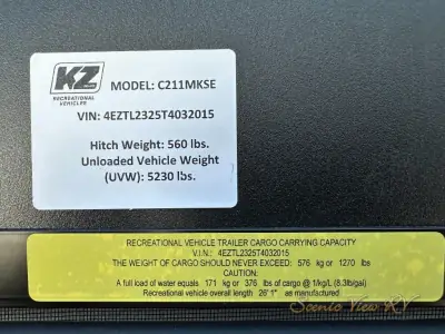 2026 K-Z Connect SE C211MKSE photo 16