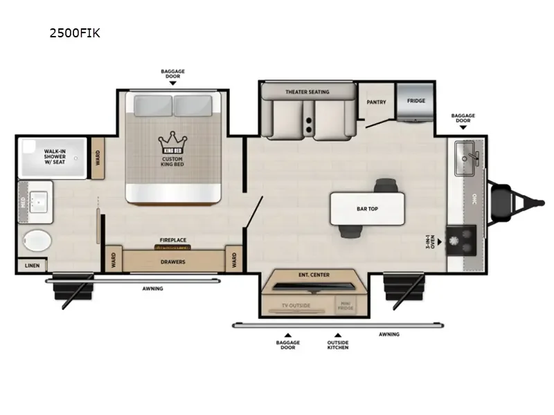 2027 Forest River Vibe 2500FIK exterior