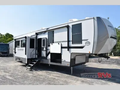 2026 Forest River Wildwood Heritage Glen 376FAM exterior