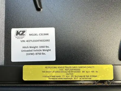 2026 K-Z Connect C313MK photo 24