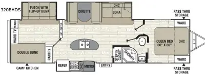 2017 Coachmen Freedom Express 320BHDS photo 2
