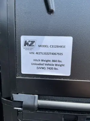 2026 K-Z CONNECT C312BHKSE photo 13