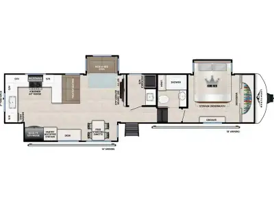 2027 Forest River EAST TO WEST TANDARA 388LR photo 2