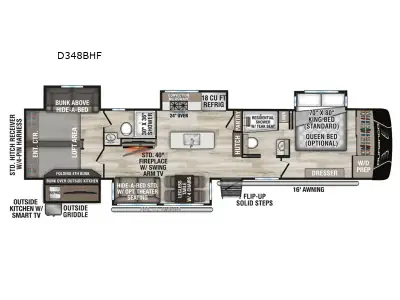 2026 K-Z Durango D348BHF photo 2
