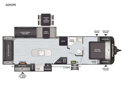 2021 Keystone Premier Ultra Lite 30RIPR photo 2