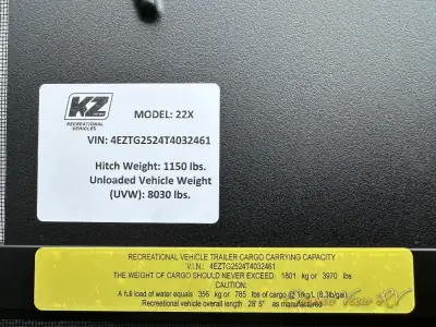 2026 K-Z Sportster X 22X photo 31