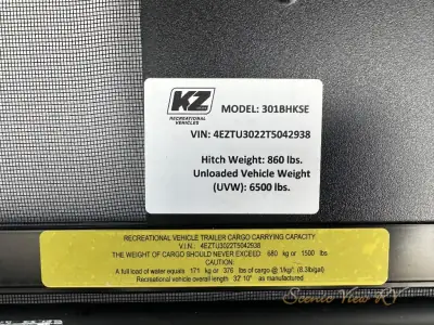 2026 K-Z Sportsmen SE 301BHKSE photo 21
