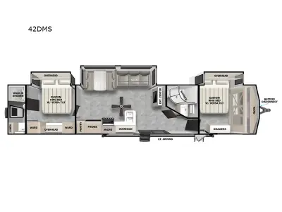 2024 Forest River Wildwood Lodge 42DMS photo 2