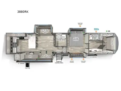 2027 Forest River Sandpiper 3800RK photo 2