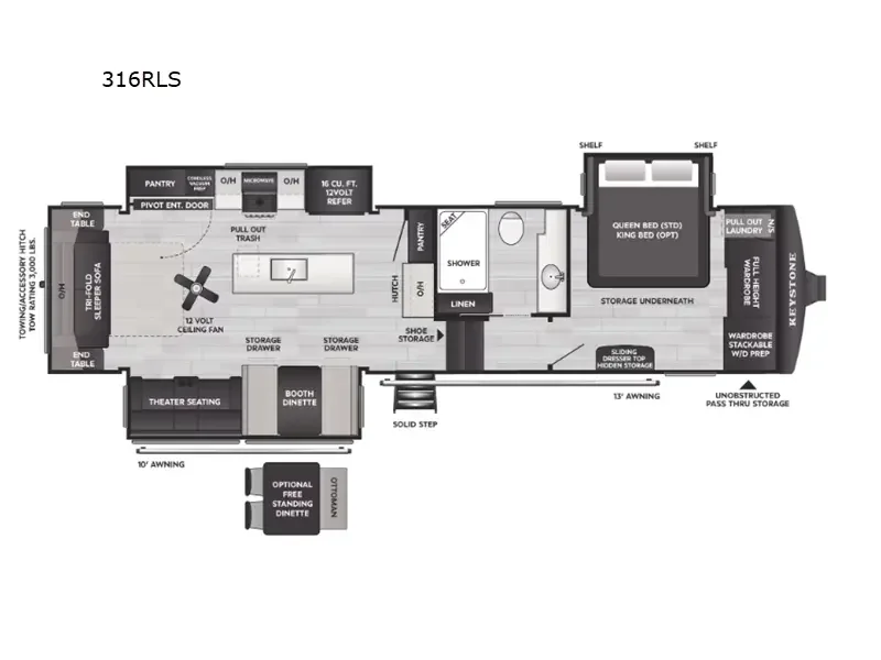 2027 Keystone Cougar 316RLS exterior