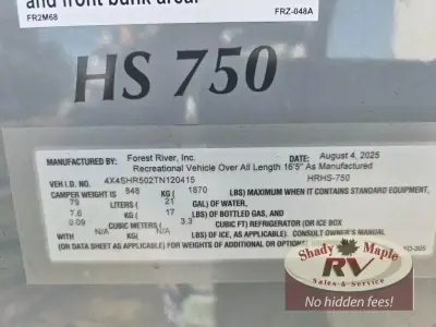 2026 Palomino Backpack Edition HS-750 photo 18