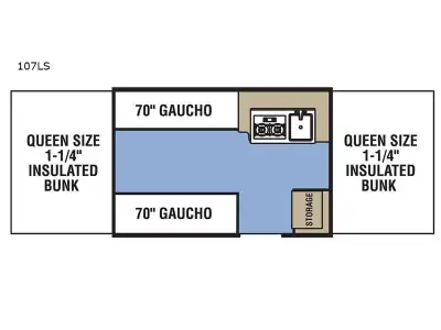 2022 Coachmen Clipper Camping Trailers 107LS photo 2