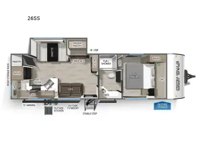 2026 Forest River Cherokee Grey Wolf 26SS photo 2