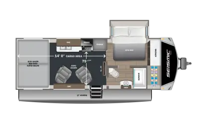 2026 Jayco Seismic Travel Trailer Toy Hauler 214 photo 2