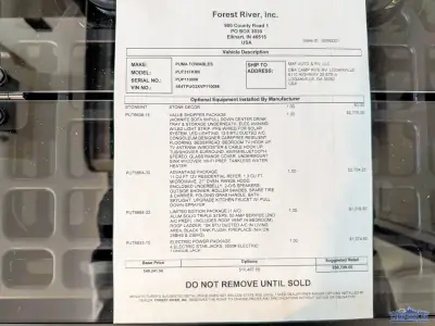 2027 Forest River Puma 31FKRK photo 39