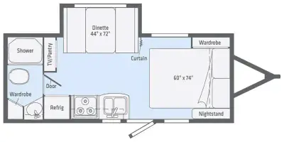 2021 Winnebago MICRO MINNIE 2108FBS photo 2