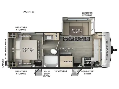 2027 Forest River Rockwood Mini Lite 2506FK photo 2