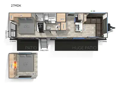 2026 Forest River Cherokee Timberwolf 27MDK photo 2