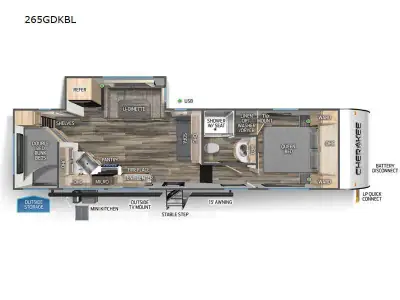 2023 Forest River Cherokee Black Label 265GDKBL photo 2
