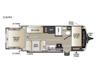 2019 Keystone Outback Ultra Lite 210URS