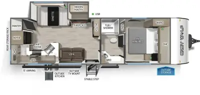 2027 Forest River Cherokee Grey Wolf 26SS photo 2